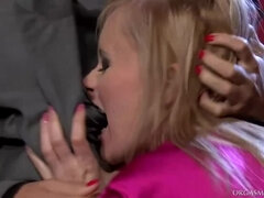 Anaal, Blond, Hd, Lesbisch, Ondergoed, Kousen, Speelgoed