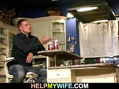 Hottie sucks and fucks stranger