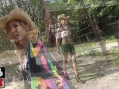 아시안, 엉덩이, 해변, 조그마한, 보지, 청소년