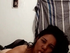 Amatör, Avsugning, Par, Flickvän, Latina, Milf