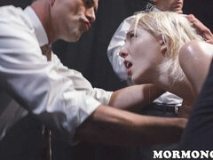 Kont, Blond, Hondjeshouding, Groepseks, Groep, Hardcore, Tiener, Tieten likken