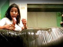 Amatör, Bondage, Par, Femdom, Handjobb, Latina, Bunden