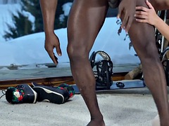 Anaal, Grote lul, Zwart, Blond, Zwart, Interraciaal, Zuigen, Tatoeage