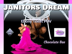Janitors Dream Vol. 3 - Extreme Ebony Squirting Toilet POV