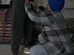 French Whore Lets Me Anal Fuck Her In An Abandoned Building