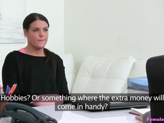 Ερασιτέχνης, Μεγάλα βυζιά, Θηλυκός, Μαλακία με το δάχτυλο για γυναίκες, Λεσβία, Γλείψιμο, Γραφείο, Μουνί