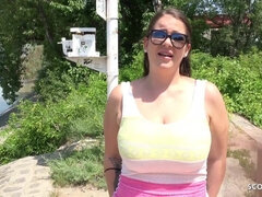 Grosse bite, Gros seins, Plantureuse, Allemand, De plein air, Pov, Seins flasques, Nénés