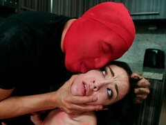 본디지 훈육 사디즘 마소치슴, 오랄섹스, 흑갈색 머리, 도기스타일, 지배, 하드코어, 키스, 청소년