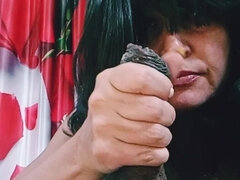 素人, フェラチオ, カップル, 手コキする, インド人, 熟年, ハメ撮り