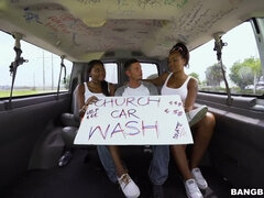 Gros cul, Grosse bite, Brunette brune, Voiture, Faciale, Hd, Réalité, Plan cul à trois