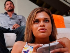 Amatoriale, Grande cazzo, Pompino, Da dietro, Tette naturali, Figa, Rasata, Magra