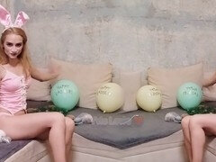 Bunny tail, baloon, fucking