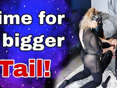 Time for a Bigger Buttplug Anal Fisting in Bondage Femdom Slave
