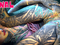 Amatør, Anal, Rumpe til munn, Kukk suging, Sperm skott, Gaping, Tysk, Tattovering