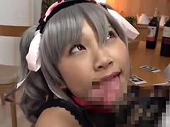 Asiatisk, Baben, Avsugning, Japansk