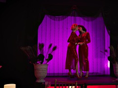 Divas Ariel Demure and Kenzie Anne fuck on stage