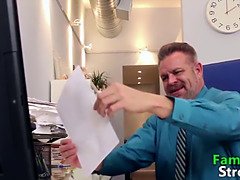 Bambi Brooks cheats on her boyfriend with stepdad at the office