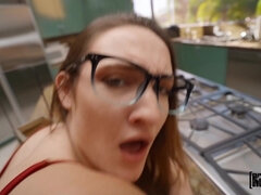 Gorgeous shy teen Everly Haze crazy sex video