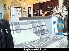 Milf assistant stuck in quarantine with chief has point of view porno