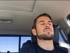 Man Masturbating In Car
