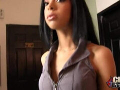 White dudes get together and they fuck the living hell out of ebony stunner Taylor Luxx