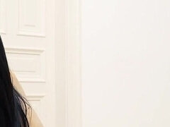 18, Pik sutte, Brunette, Tjekke, Håndjob, Imellem racer, Pov, Teenager