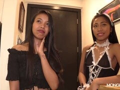 Amateur, Asiatique, Bondage domination sadisme masochisme, Sucer une bite, Domination, Robe, Domestique, Adolescente
