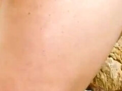 Anál, Pláž, Krásky, Blondýna, Venku