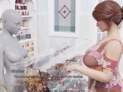 Adult visual novel about a mummy with big boobs and heart problems