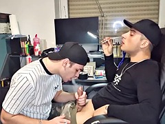 A Cigarette Break Turns Into a Hot Gay Bareback Fuck