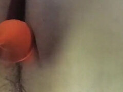 This Big Ass Swallows a Vibrating Dildo, a Vibrating Egg and a Cock at the Same Time