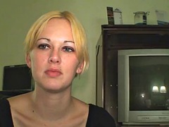 Anal, Blonde, Sucer une bite, Pov, Prostituée, Fumer, Suçant, Nénés