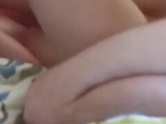 Blasen, Braunhaarige, Brille, Milf, Zierlich, Socken, Flotter dreier