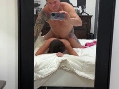 Huge cock and toys lead to intense male orgasm