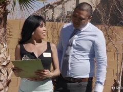 Appetizing housewife LaSirena69 fucks asian girl Ember Snow