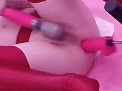 아마추어, 항문, 딜도, 기계 섹스, 수음, 나이든, 혼자, 바이브레이터