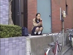 Enthousiasteling, Aziatisch, Fetisj, Onder de rok, Bekijker