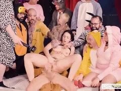 Verga grande, Morena, Grupo, Peludo, Sexo duro, Hd, Humillación, Esclavo