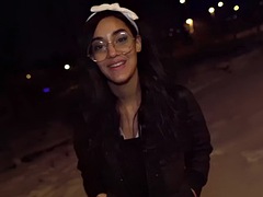 College babe picked up and pussypounded in doggystyle