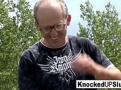 Suihinotto, Spermashotti, Mmn, Nännit, Ulkona, Odottava, Huutava, Lutka