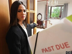 Stunning sex in the missionary pose with a hot brunette Lucy Mendez