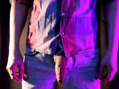 Sperm skott, Onani, Alene