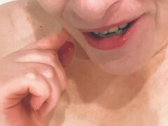 Bad, Wohlbeleibte schöne frauen, Selbstgemacht, Reif, Solo