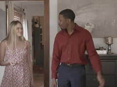 Nana, Baby sitter, Blonde, Sucer une bite, Hard, Léchez, Rugueux, Adolescente