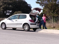 Avsugning, Ansiktsbehandling, Glasögon, Mogen, Fitta, Rödhårig, Mager, Tuttar