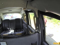 Anna De Ville gets ass-fucked in the fake cab plus Cherry Kiss' anal scene.