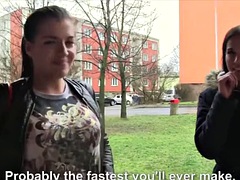 Public Pick Ups - Euro Chick Flashes Ass for Cash starring