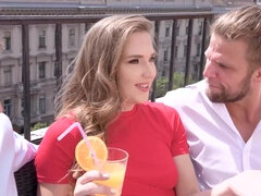 Røv, Stor røv, Store bryster, Pik, Russisk, Trekant