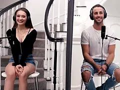 Jaw-dropping dark haired sera ryder heads at it with hot guy Lucas Frost