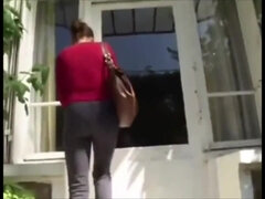 Nice amateur vixen Amandine plays with her twat